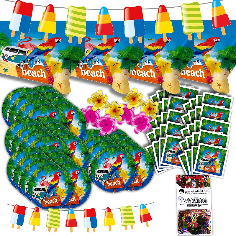Download Sommer strand partydekorationen For iPhone