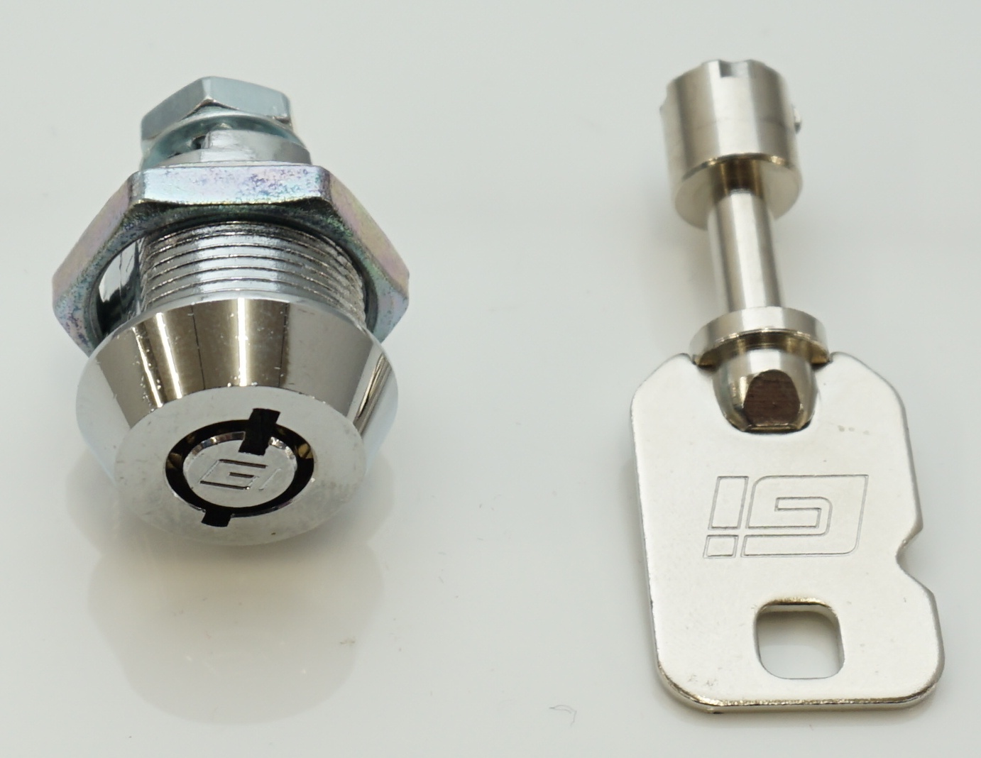 8551, Commercial Laundry Coin Box Lock & Key, for Greenwald