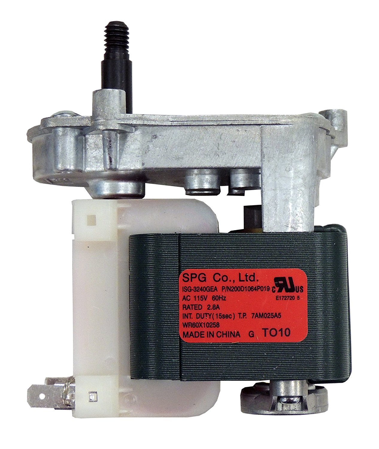 WR60X10258, Ice Auger Motor 115V 60Hz replaces GE, Hotpoint