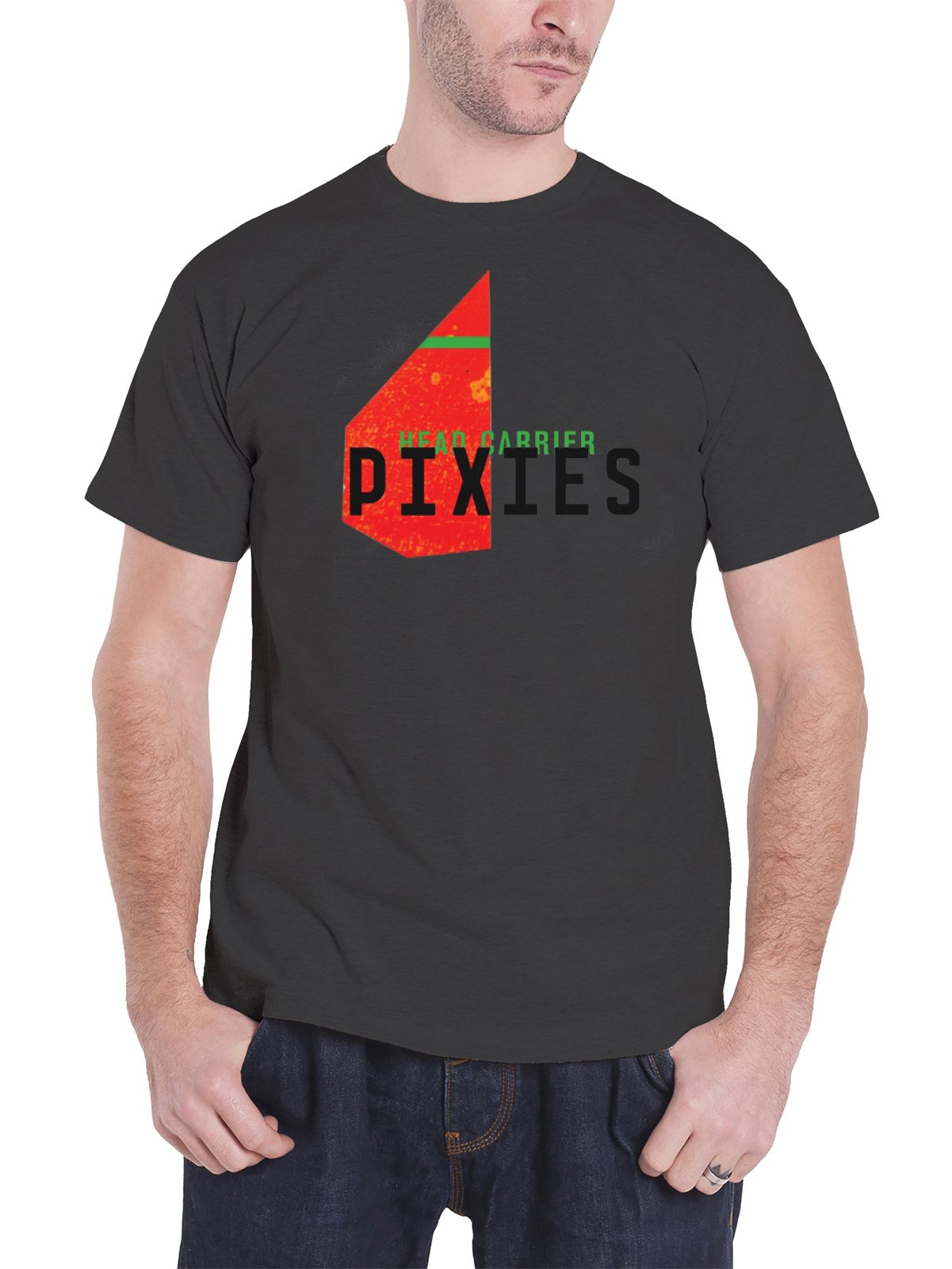 Maglietta Ufficiale Pixies Doolittle Surfer Rosa T-Shirt Uomo Cotone Nera