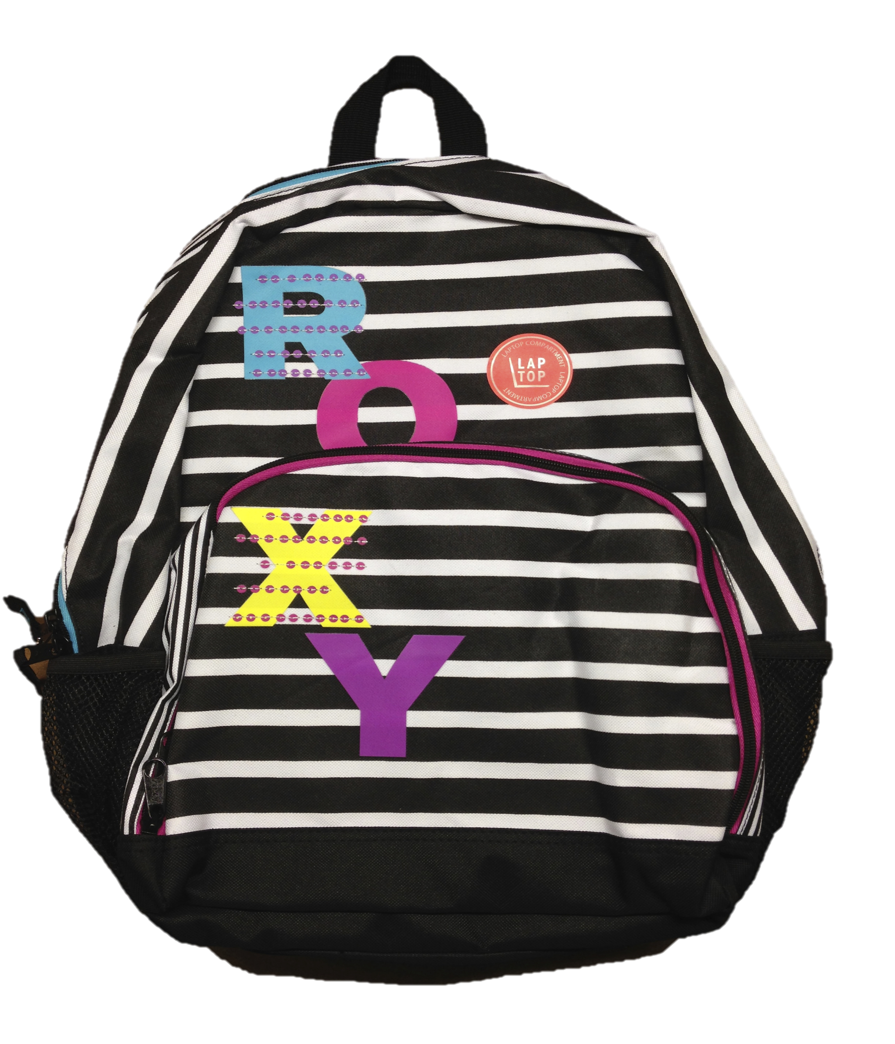 roxy striped backpack