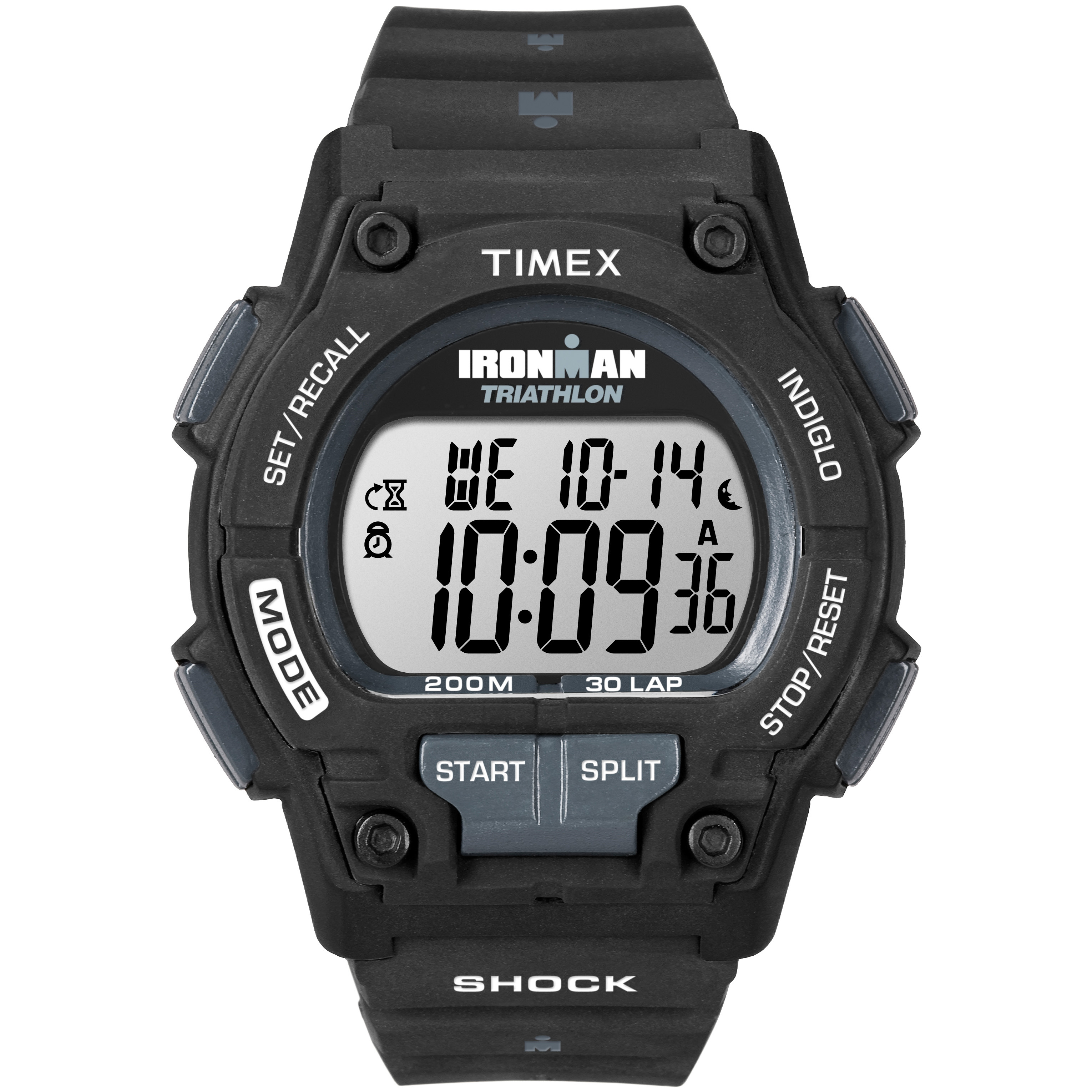 Men's Sport Watch 30Lap Timer Stopwatch FullSize Timex Ironman Endure