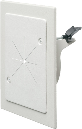 ARLINGTON CED130WP With Plate Cable Entry Device 1-Gang