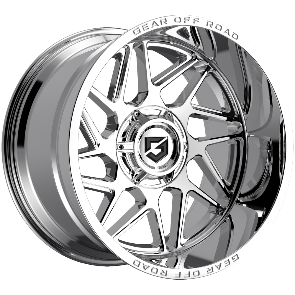 Gear Off Road Gear 761C Ratio 20x12 6x135/6x5.5" 44mm Chrome Wheel Rim