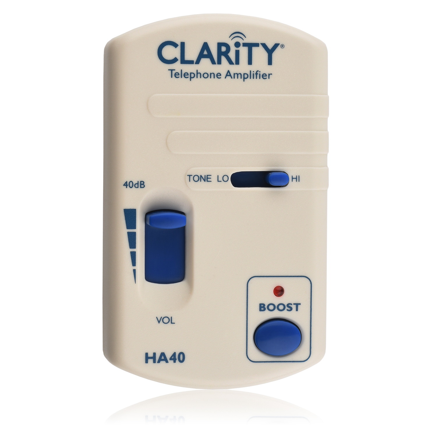 Clarity HA40 Telephone Handset Amplifier Bundle + Cable Tie