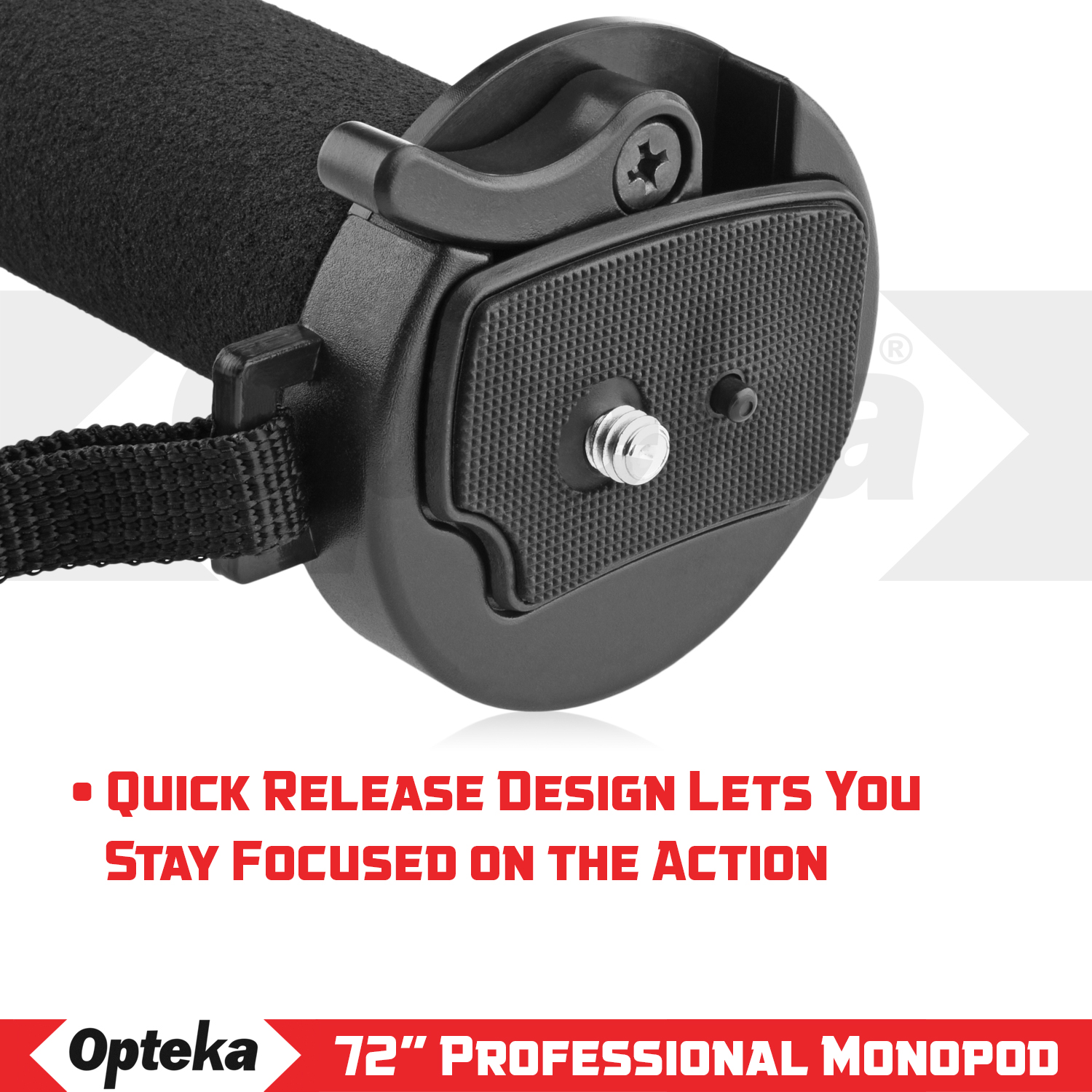 Opteka 72" Monopod with Quick Release for DSLR Digital Cameras and