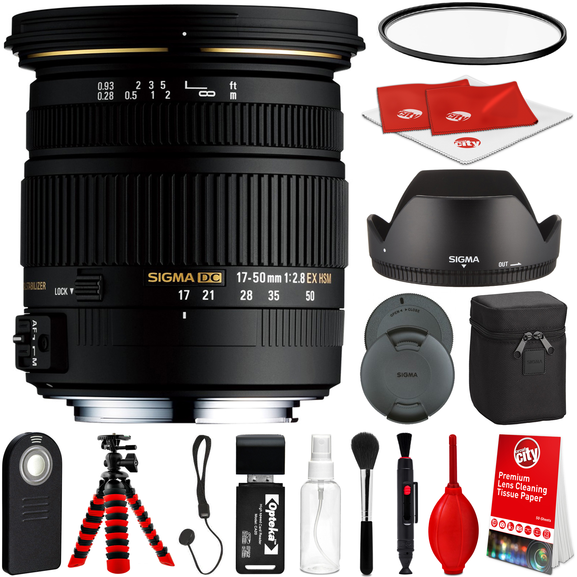 Sigma 17 50mm F2 8 Ex Dc Hsm Lens For Pentax Advanced Travel Bundle Kit Ebay
