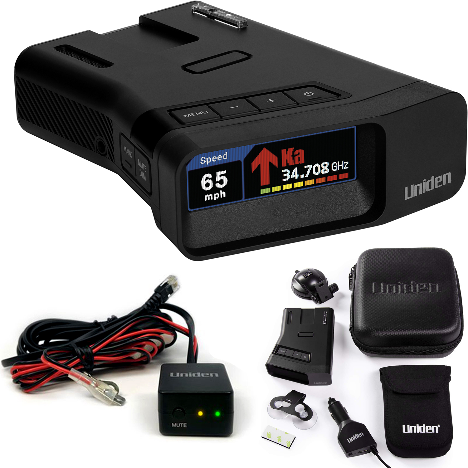 Uniden R7 Long Range Radar Detector with Arrow Alert and Hardwire Kit
