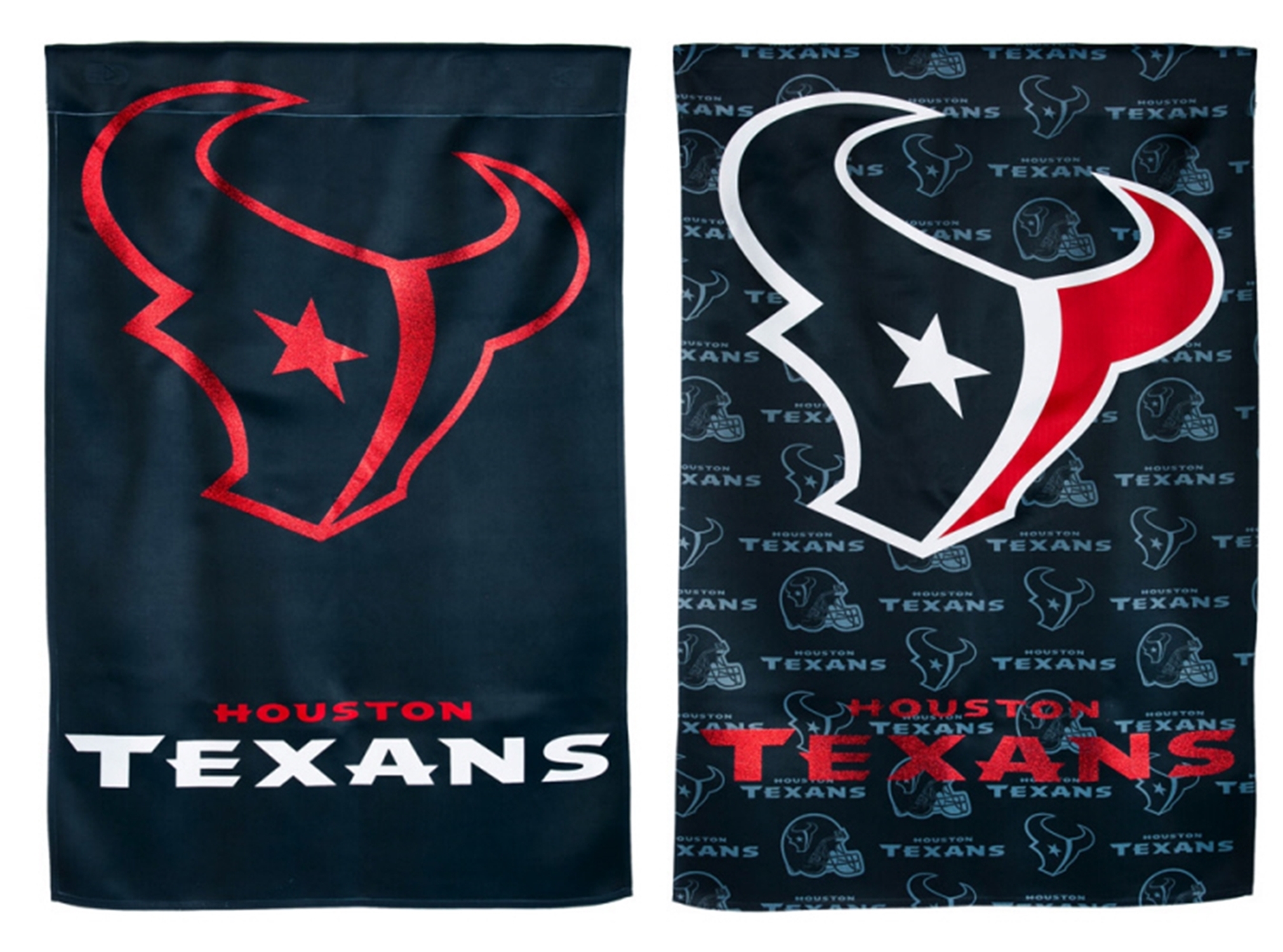 WinCraft Houston Texans Two-Sided House Flag | 28x40 Inch, Double Sided Polyester, NFL Licensed