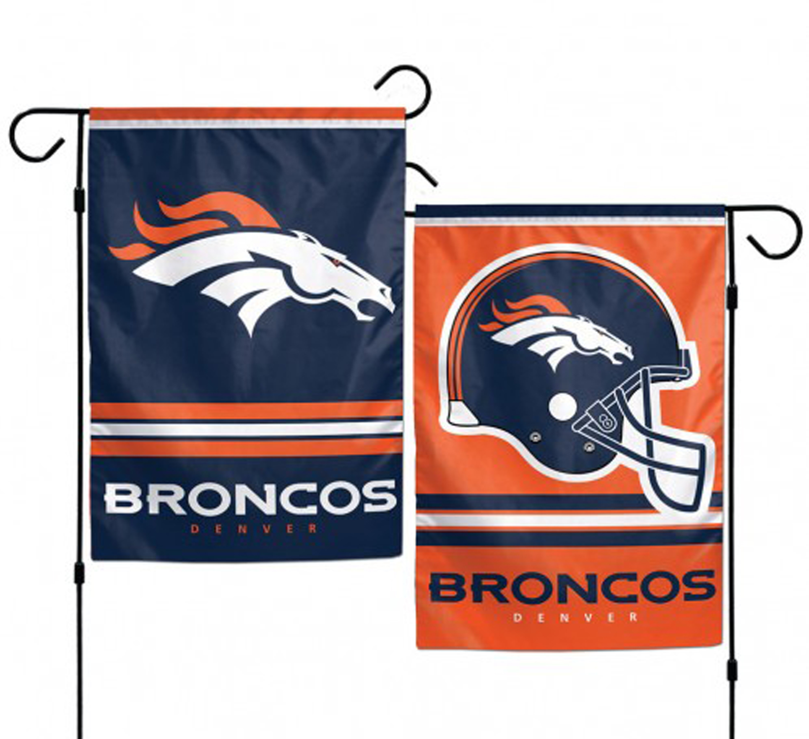 Denver Broncos NFL Garden Flag Football Double Sided Licensed 12.5" x