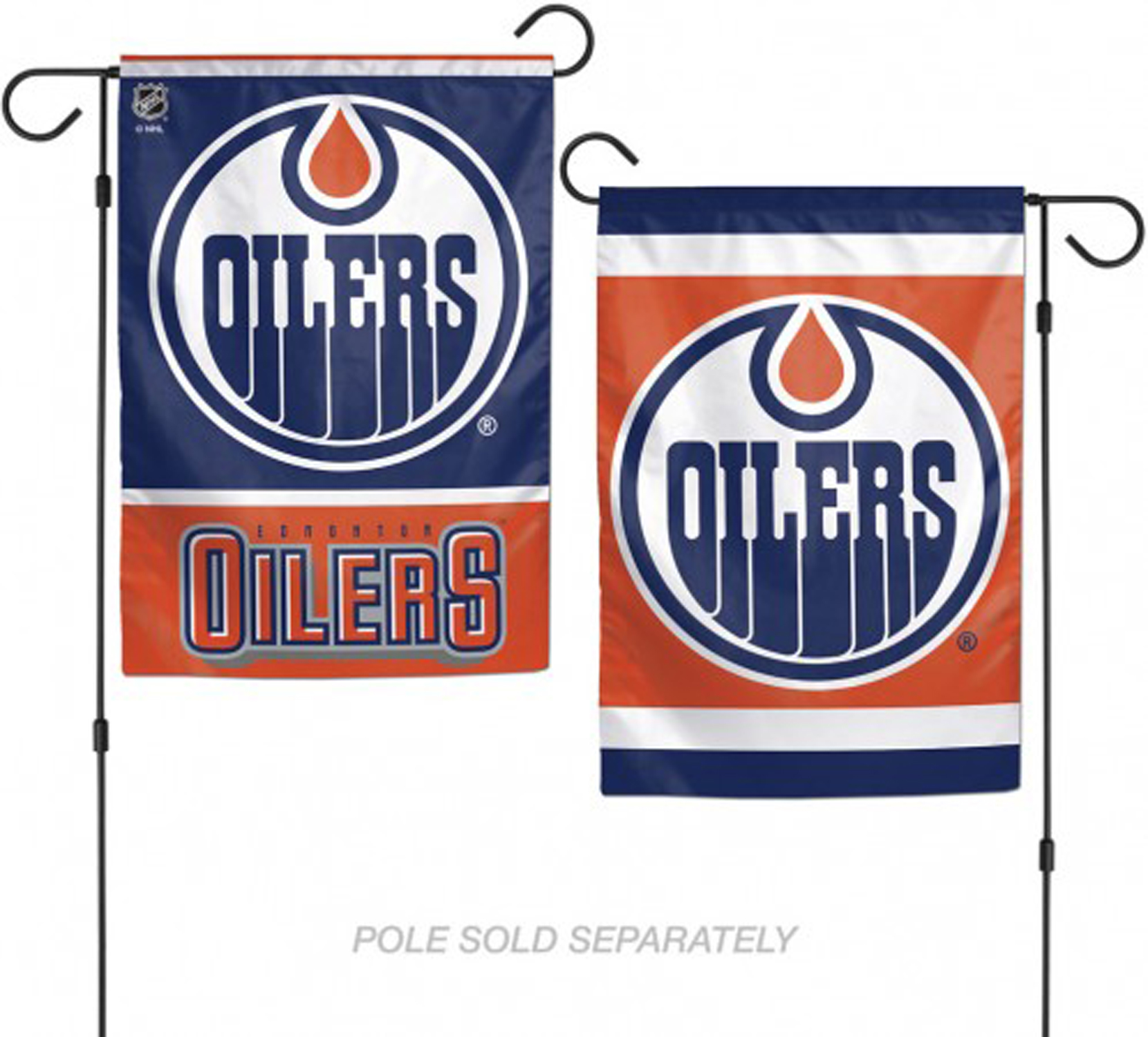 Edmonton Oilers NHL Garden Flag Double Sided Licensed 12" x 18