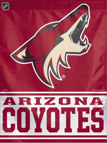 Arizona Coyotes Vertical House Flag NHL Licensed Hockey Double Sided 28/"x40/"