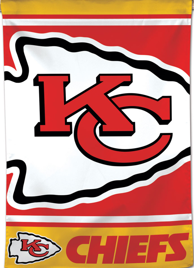 Kansas City Chiefs NFL Vertical House Flag Licensed Football Banner 28