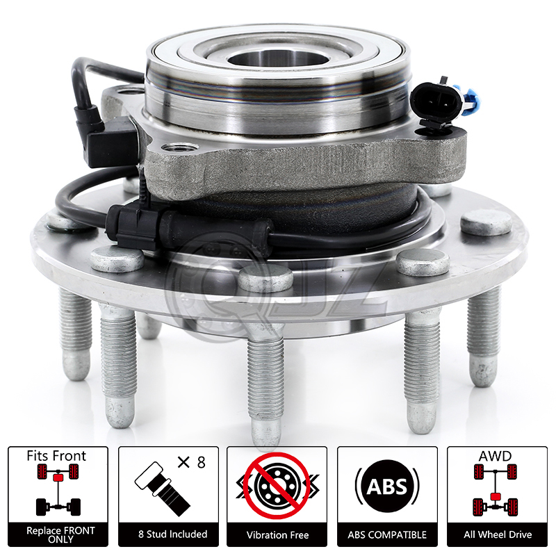 200107 Chevrolet Silverado 2500 HD Heavy Duty 4WD 4x4 Front Wheel Hub