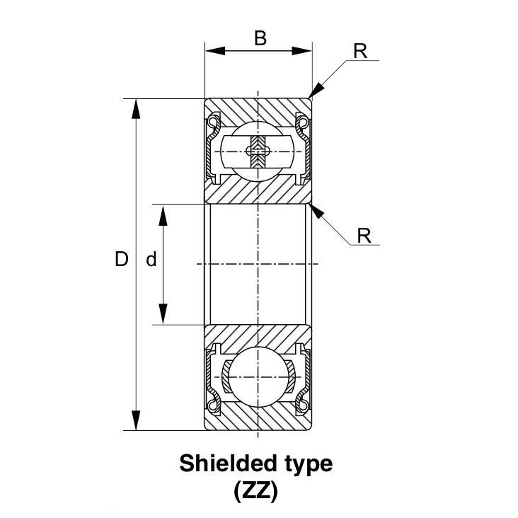 10x 6218-ZZ Ball Bearing 90mm x 160mm x 30mm Double Shielded Metal