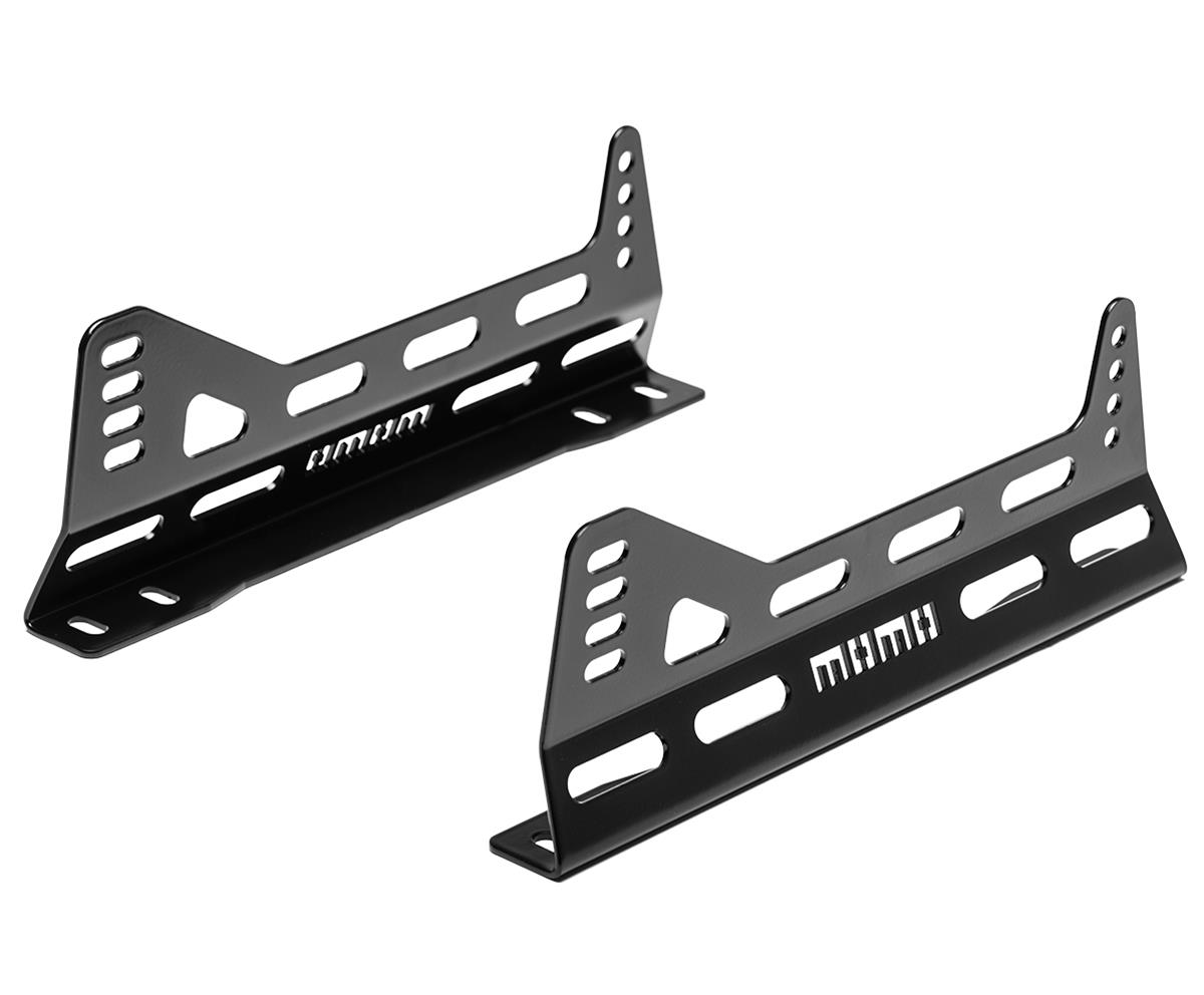 Momo Racing Seat Mount Brackets Steel Powdercoated Black Pair