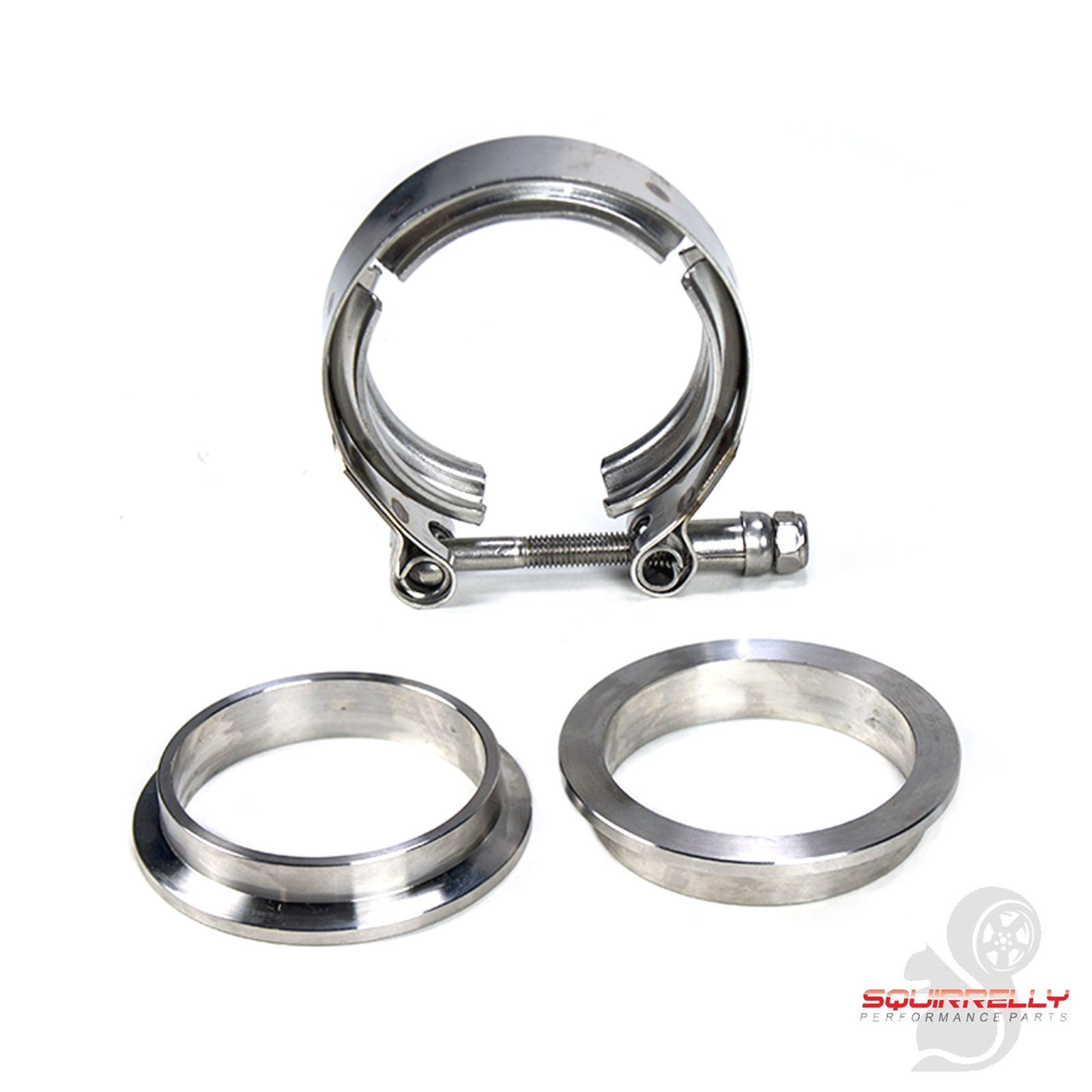 Universal 3" Inch Stainless Steel VBand Turbo Assembly Exhaust Clamp Flange JDM eBay