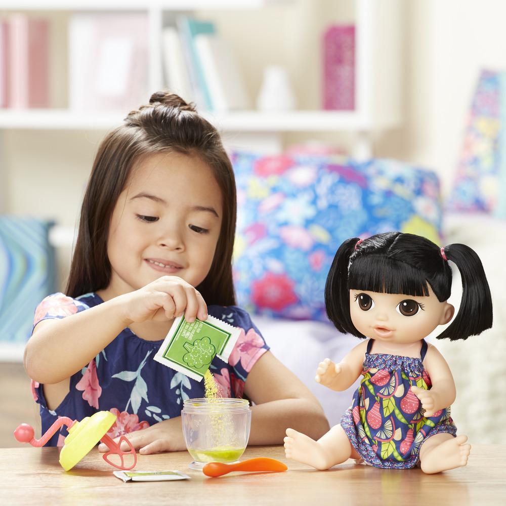 Baby Alive Sweet Spoonfuls Baby Black Straight Hair 630509634637 eBay