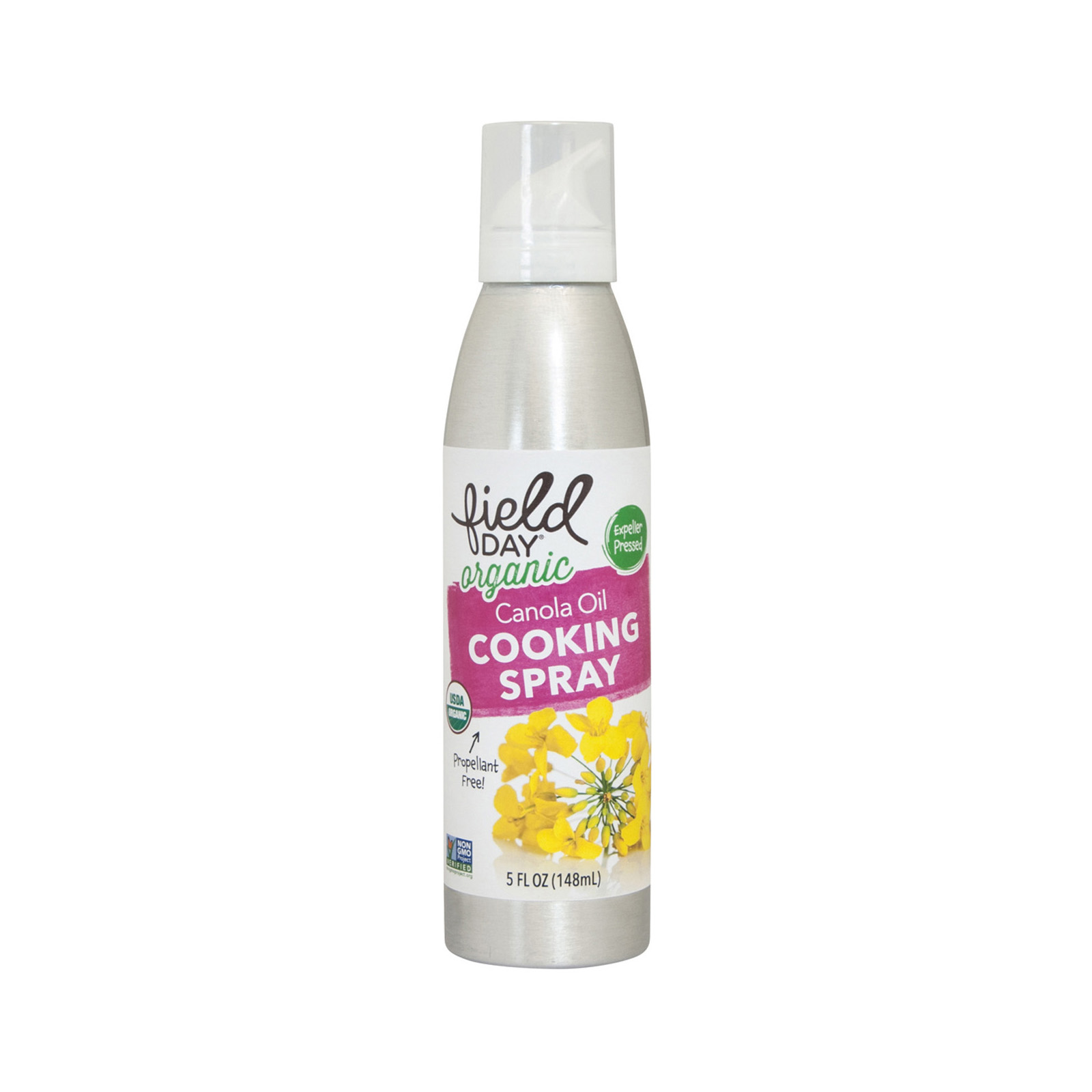 Field Day Organic Canola Oil Cooking Spray, Cooking Spray, Case of 6, 5