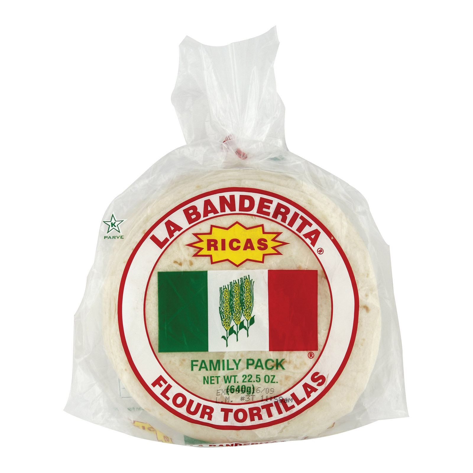 La Banderita Flour Tortillas Rica's Case of 12 22.5 oz. eBay