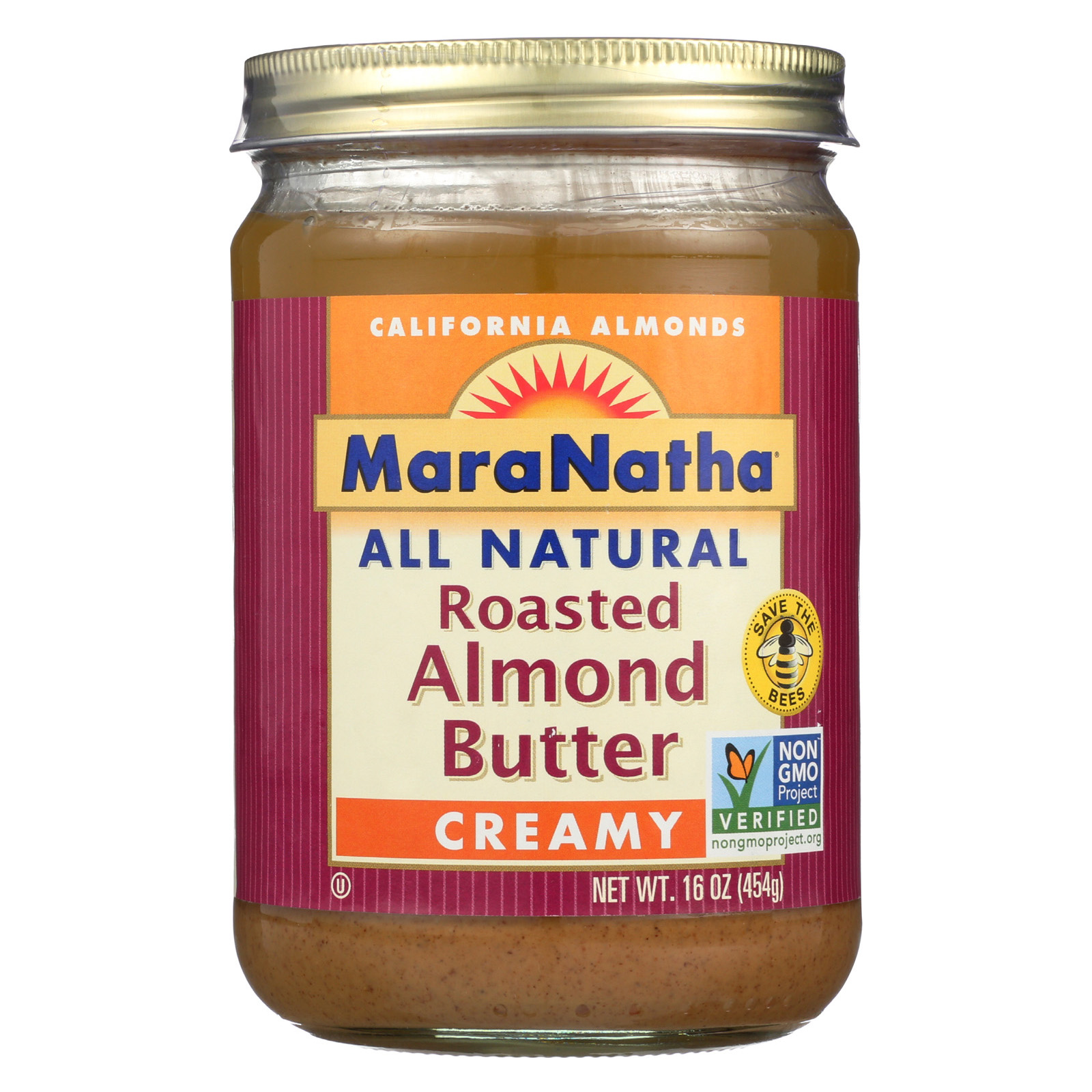 Maranatha Natural Foods Roasted Almond Butter Creamy with No Salt, 6