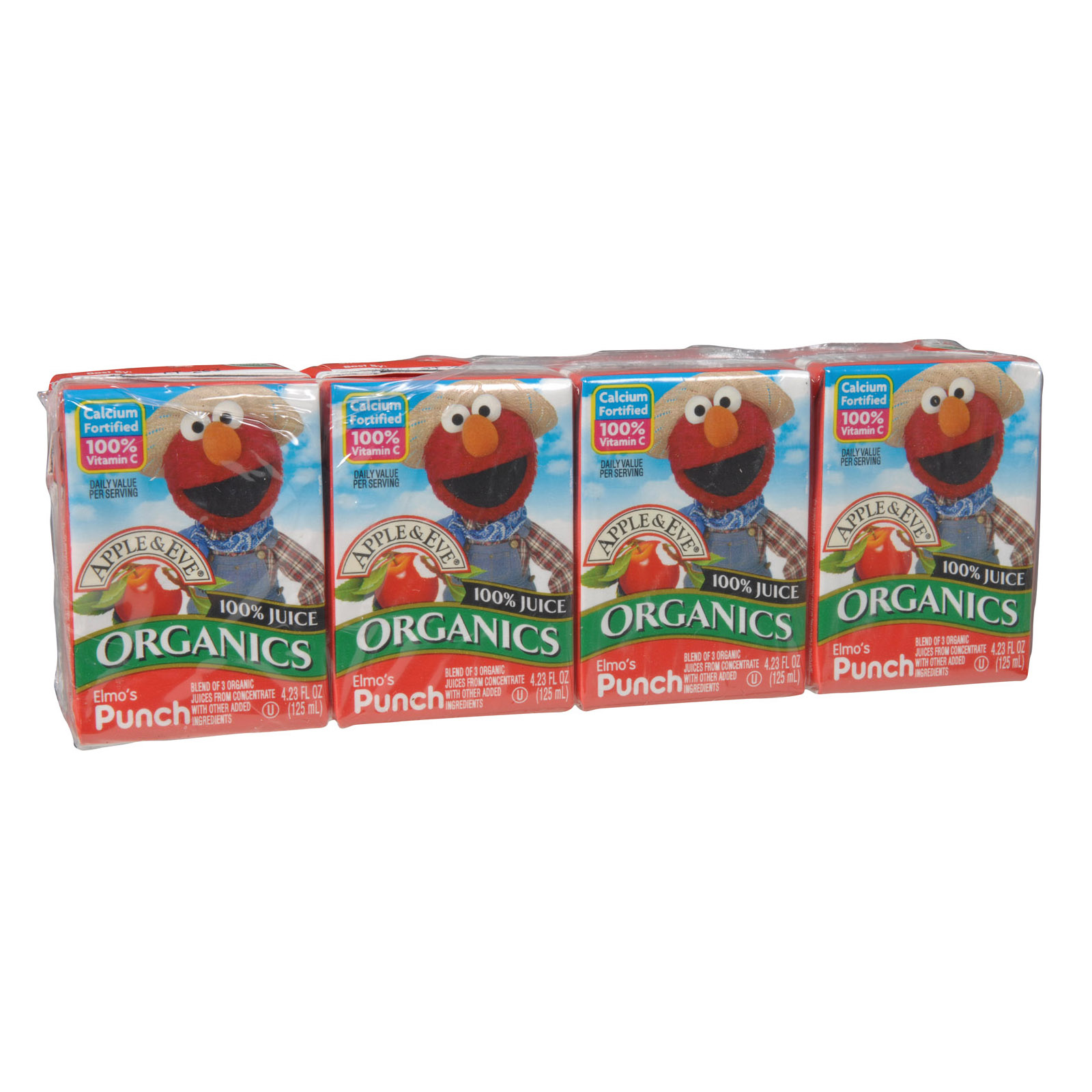 Apple and Eve Organics 100 Percent Juice Elmo's Punch Case of 9 125 ml eBay