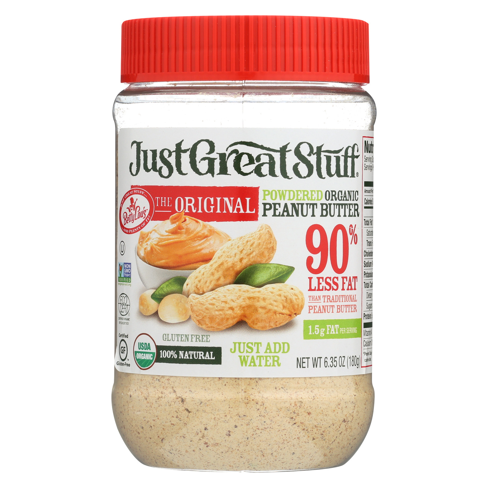 Just Great Stuff Powdered Peanut Butter 6.43 oz Case of 12 eBay