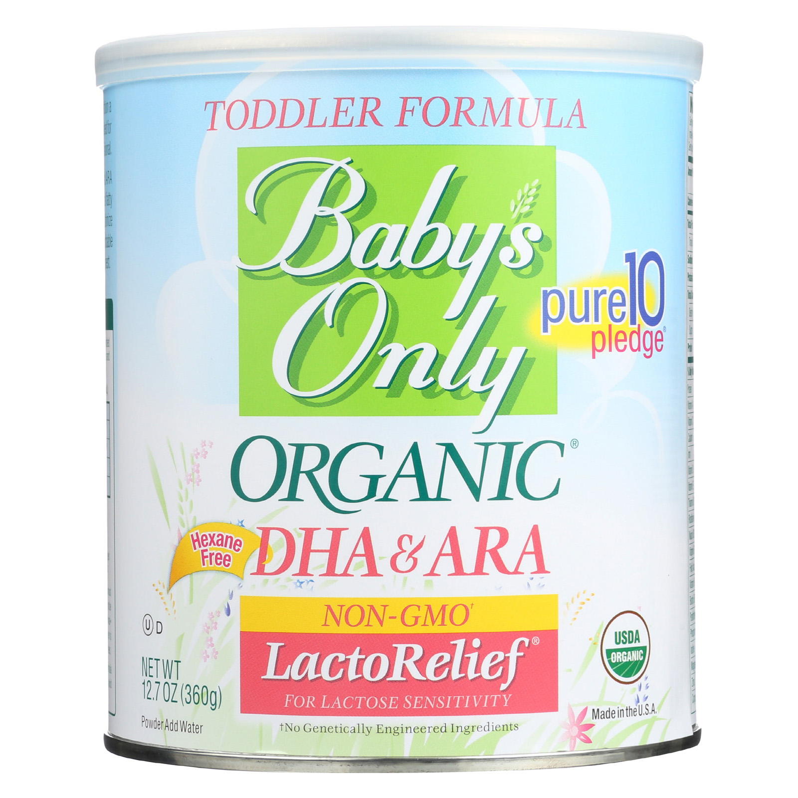 Babys Only Organic Toddler Formula Organic LactoRelief Lactose Free eBay