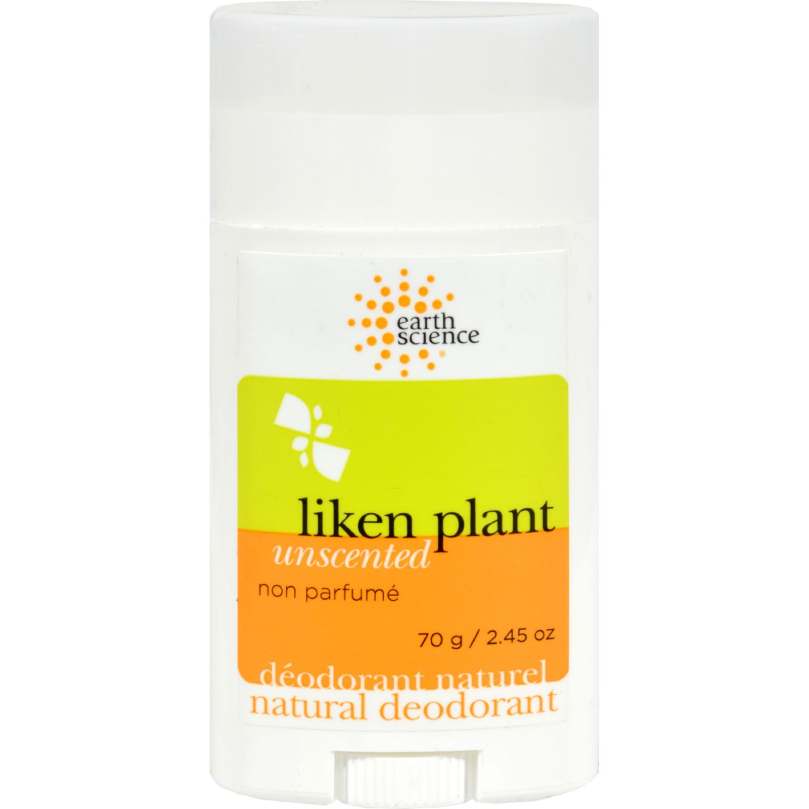 Earth Science Liken Plant Natural Deodorant Unscented 2.5 oz eBay