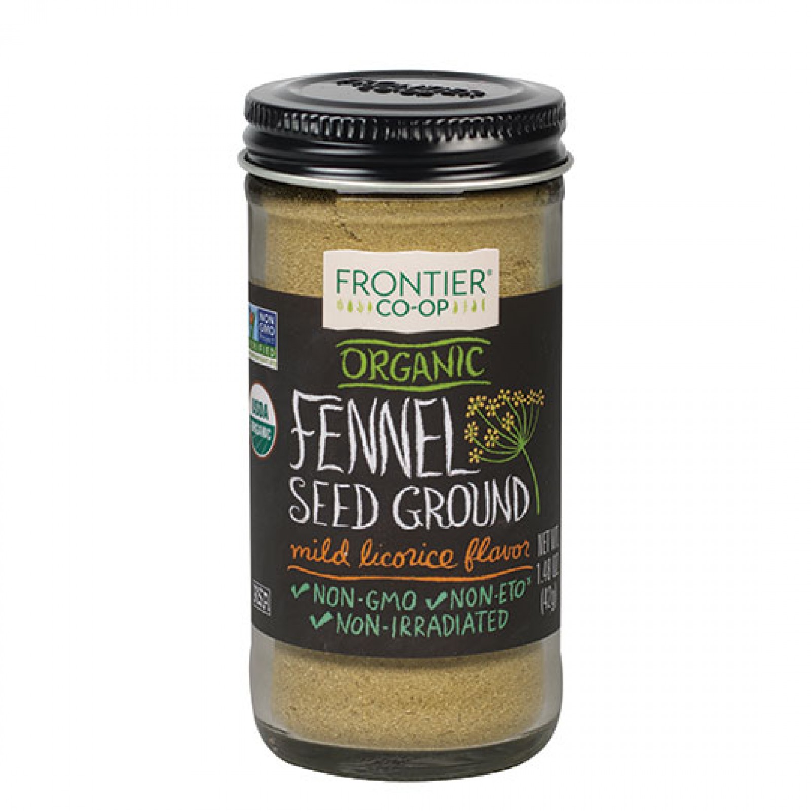 Frontier Herb Fennel Seed Organic Ground 1.60 oz 89836184801 eBay