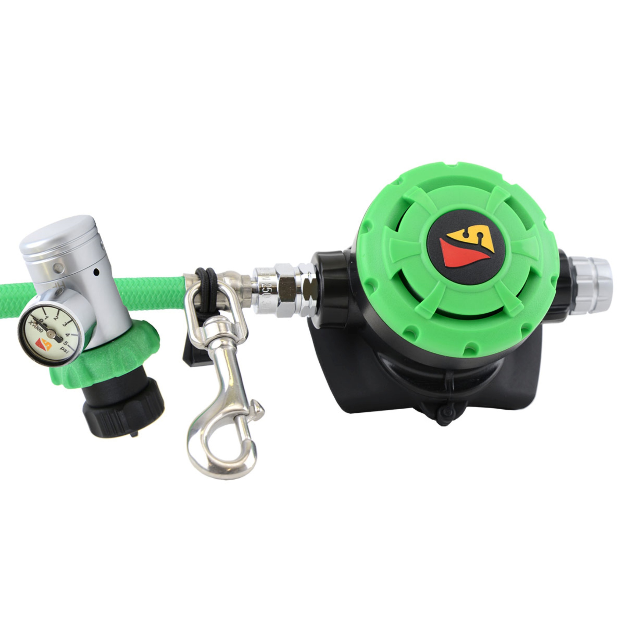 Dive Rite Deco/Oxygen Regulator Compact Lightweight Green Scuba