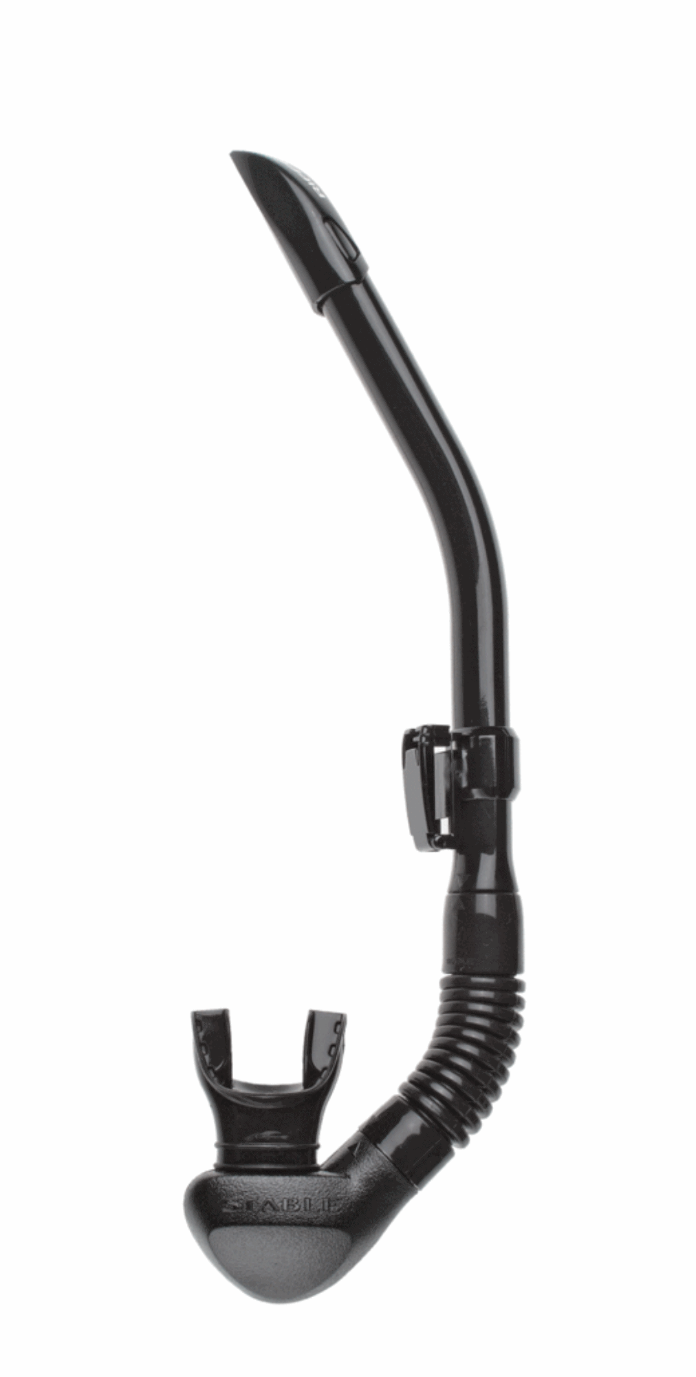 Riffe Stable Snorkel Black Flexible Vinyl Tube 6 oz. Snorkeling