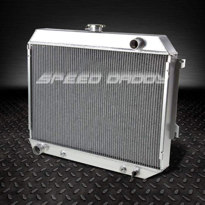 3-ROW ALUMINUM RADIATOR+2X 9/" FAN RED FOR 68-73 SATELLITE//GTX//ROADRUNNER V8