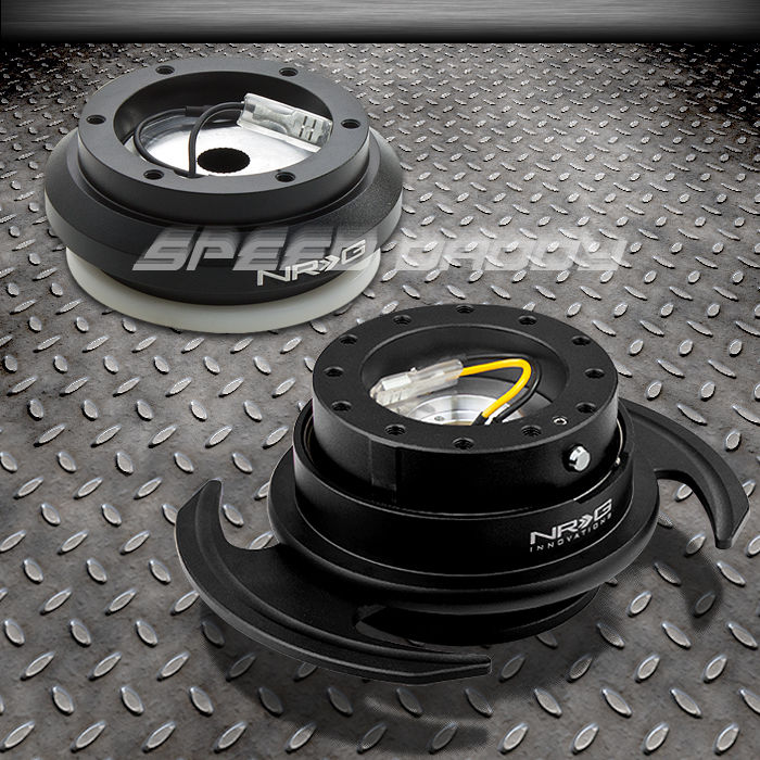 NRG STEERING WHEEL HUB+GEN 3.0 BLACK QUICK RELEASE KIT FOR TOYOTA MR2//SCION tC