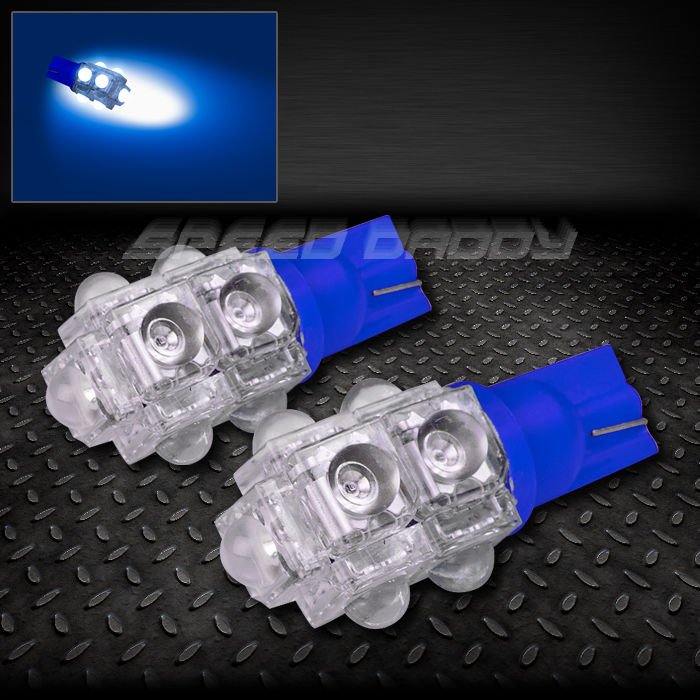 T10 194 168 501 W5W RED AUTO INTERIOR DOME WEDGE LIGHT BULB//BULBS w// 4 X 3MM LED