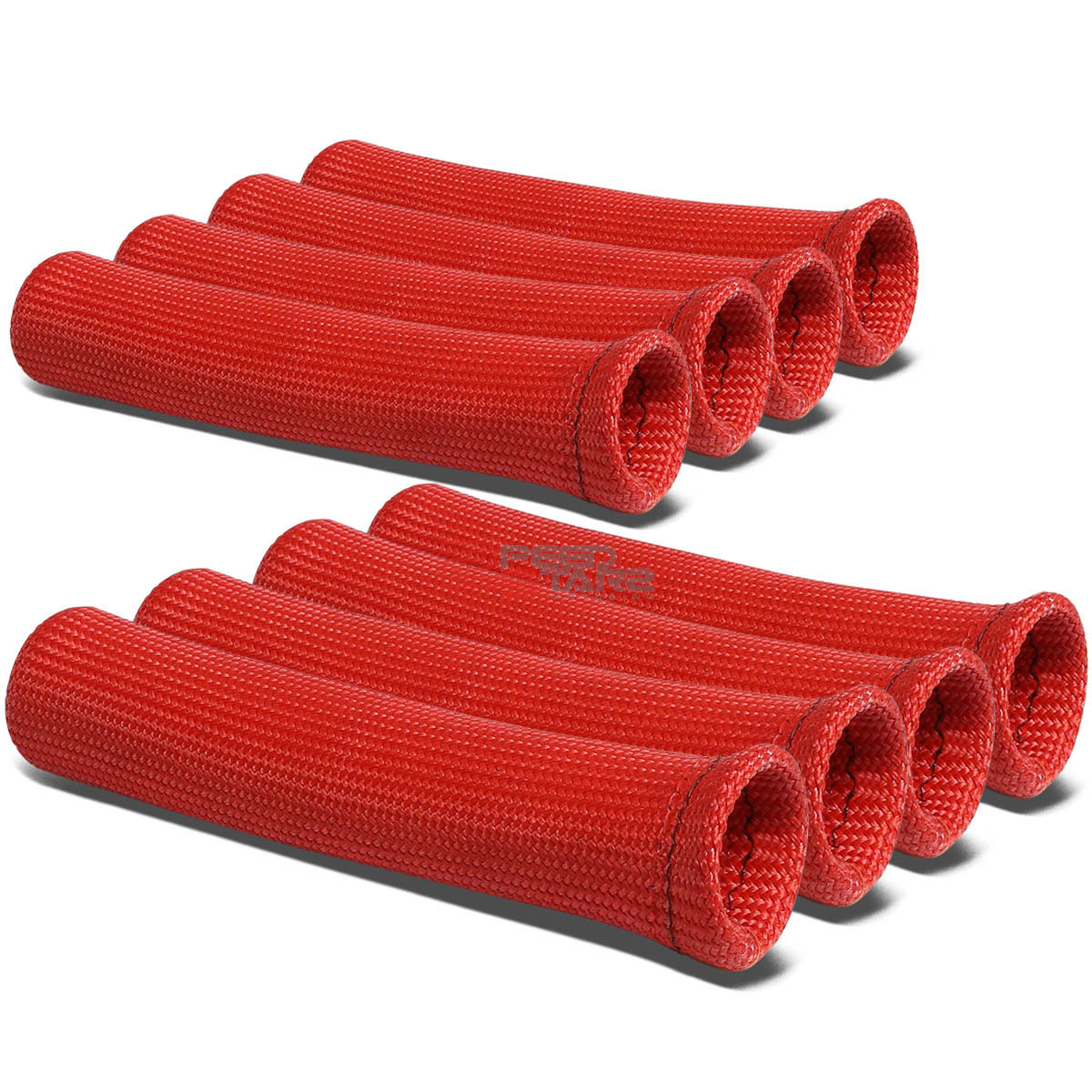 X8 6" SPARK PLUG WIRE BOOT HIGH HEAT PROTECTOR SLEEVE COVER/SHIELD 8