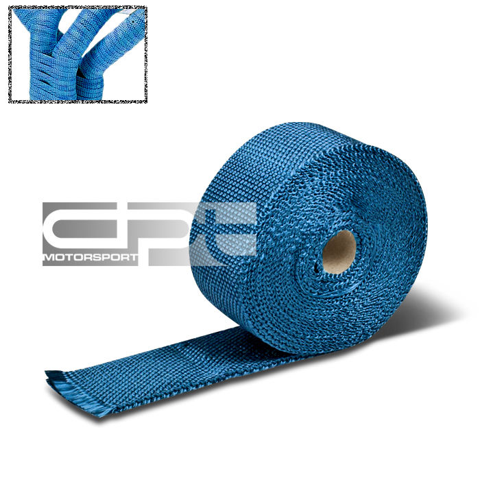 37 FEET 2/" MOTOR//CYCLE HEADER EXHAUST TURBO INTAKE MANIFOLD HEAT WRAP ROLL BLACK
