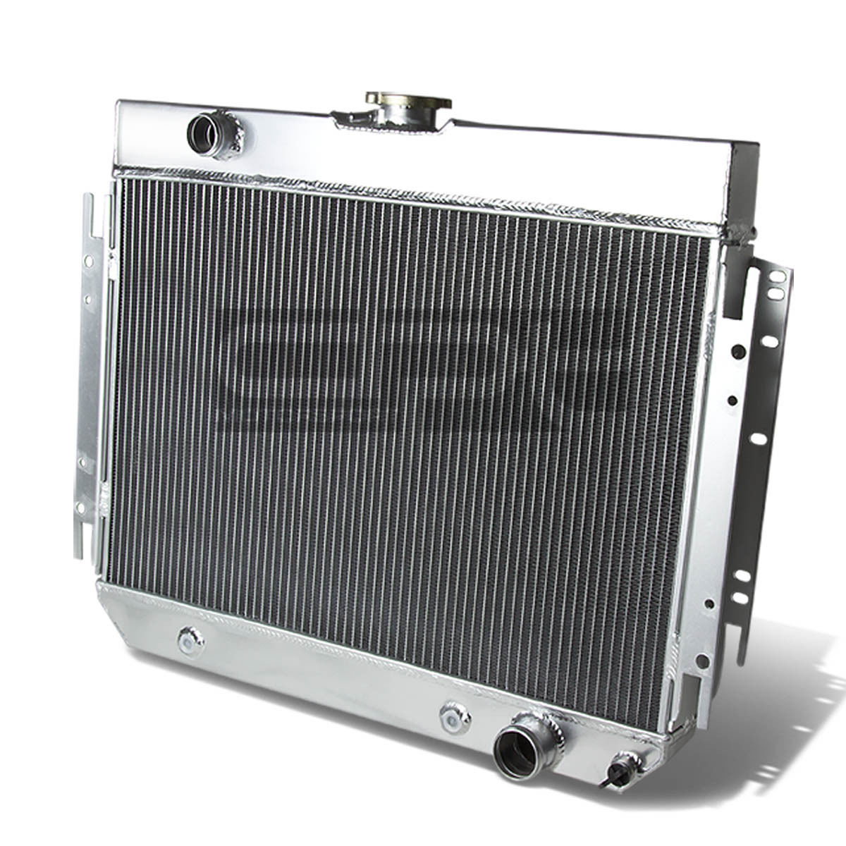 FOR 64-67 CHEVY CHEVELLE//EL CAMINO I6//V8 MT TWO ROW//CORE FULL ALUMINUM RADIATOR