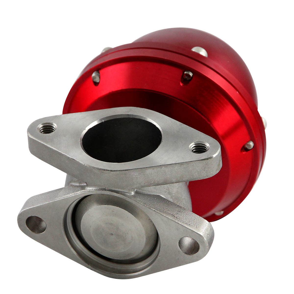 TURBO CHARGER BYPASS TURBOCHARGER MANIFOLD EXHAUST RED 38MM WASTEGATE