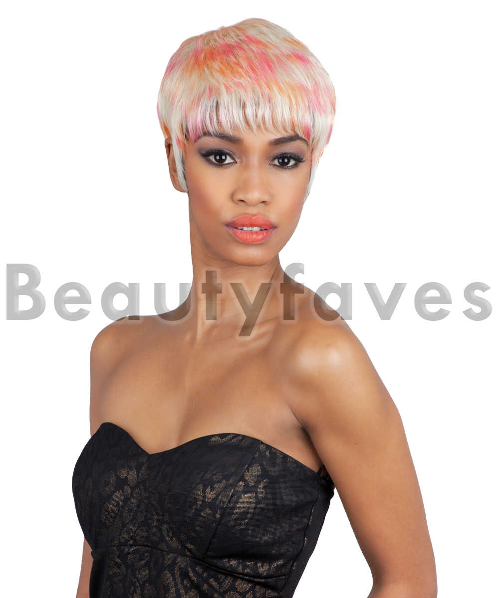 HAILEY FREETRESS EQUAL SYNTHETIC WIG BOY CUT SHORT STRAIGHT EXOTIC COLOR PINK eBay