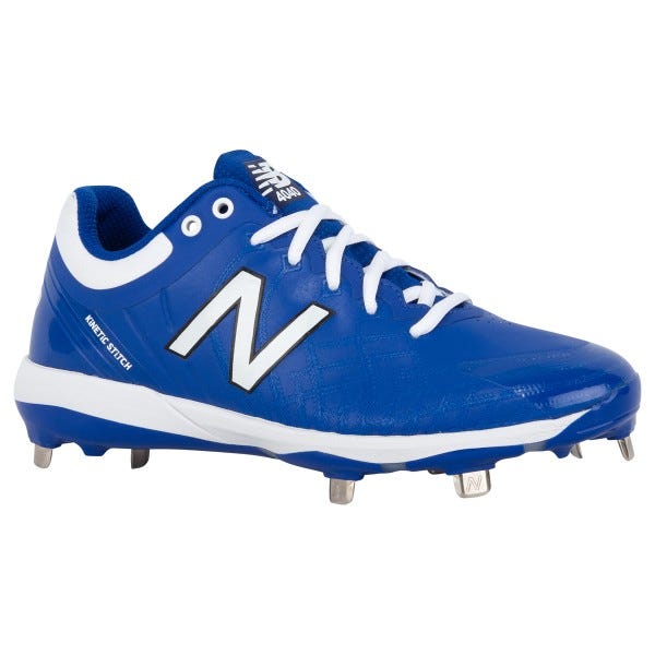new balance men's l4040v5 low metal baseball cleats