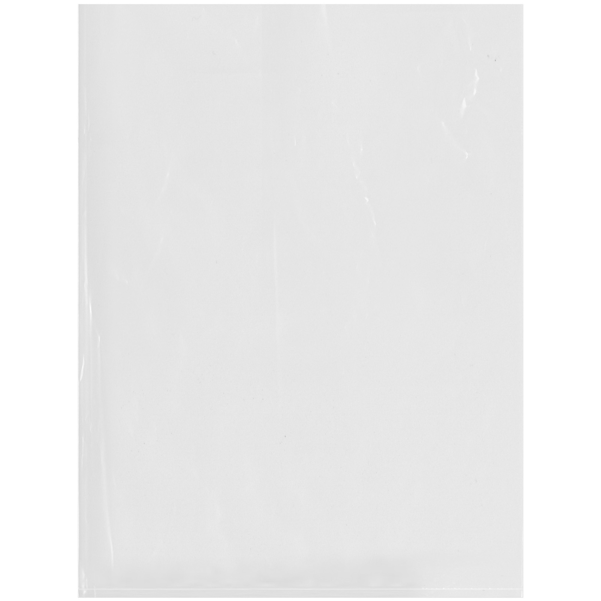 Plymor 12" x 16", 2 Mil Flat Open Clear Plastic Poly Bags