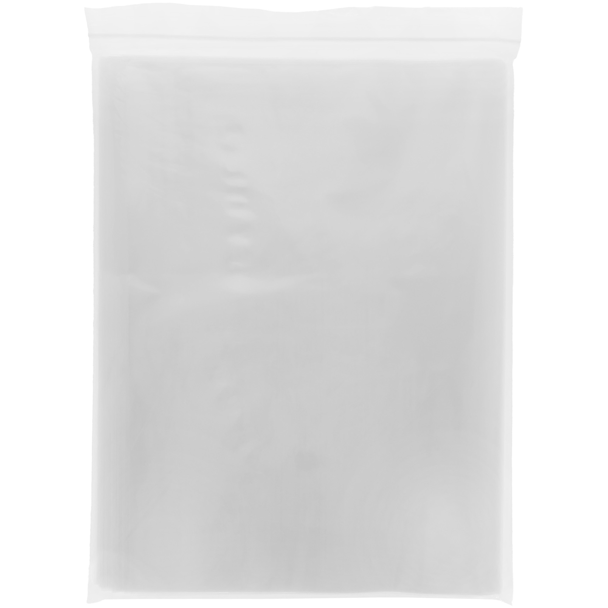 Plymor 12" x 18", 2 Mil Flat Open Clear Plastic Poly Bags