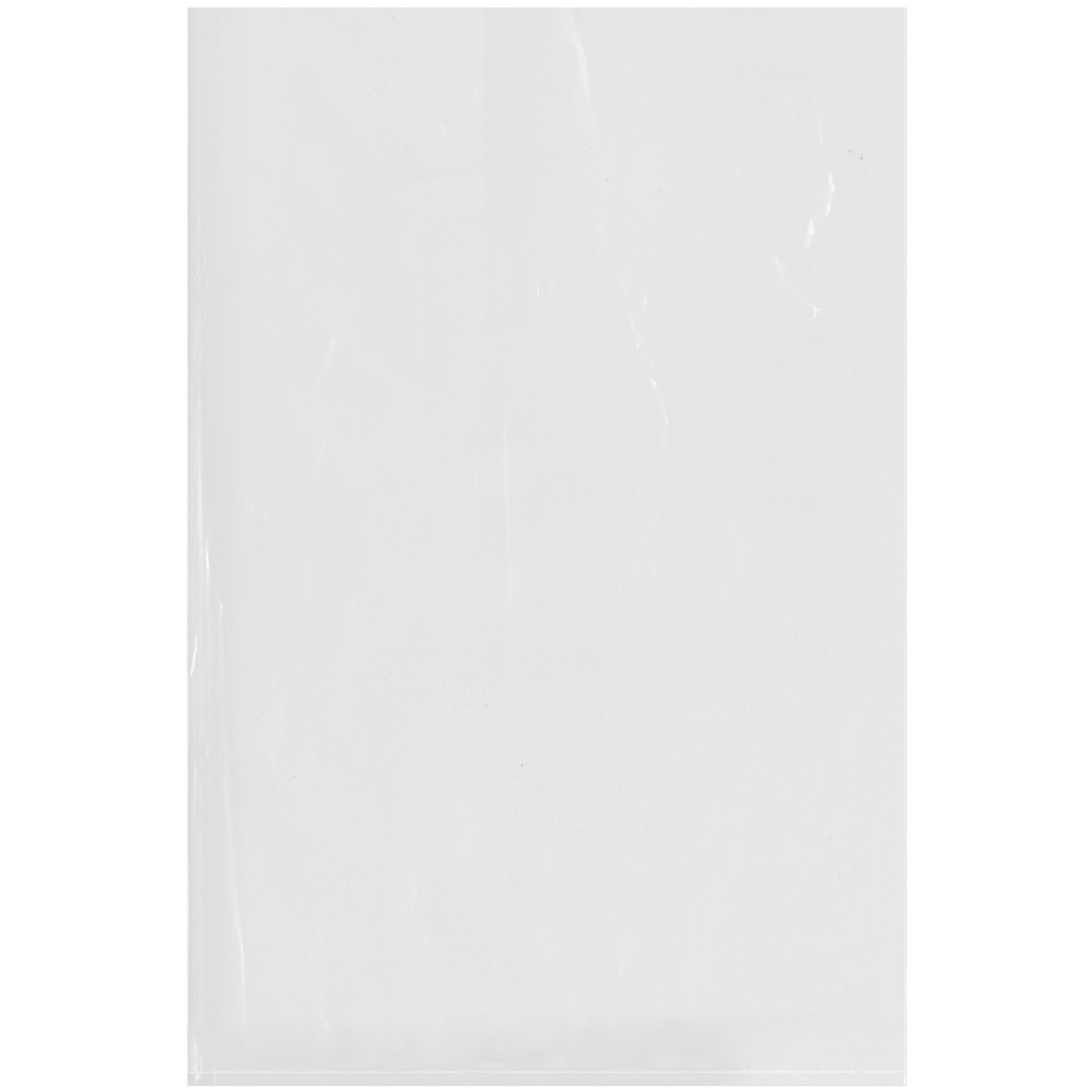 Plymor 12" x 18", 2 Mil Flat Open Clear Plastic Poly Bags