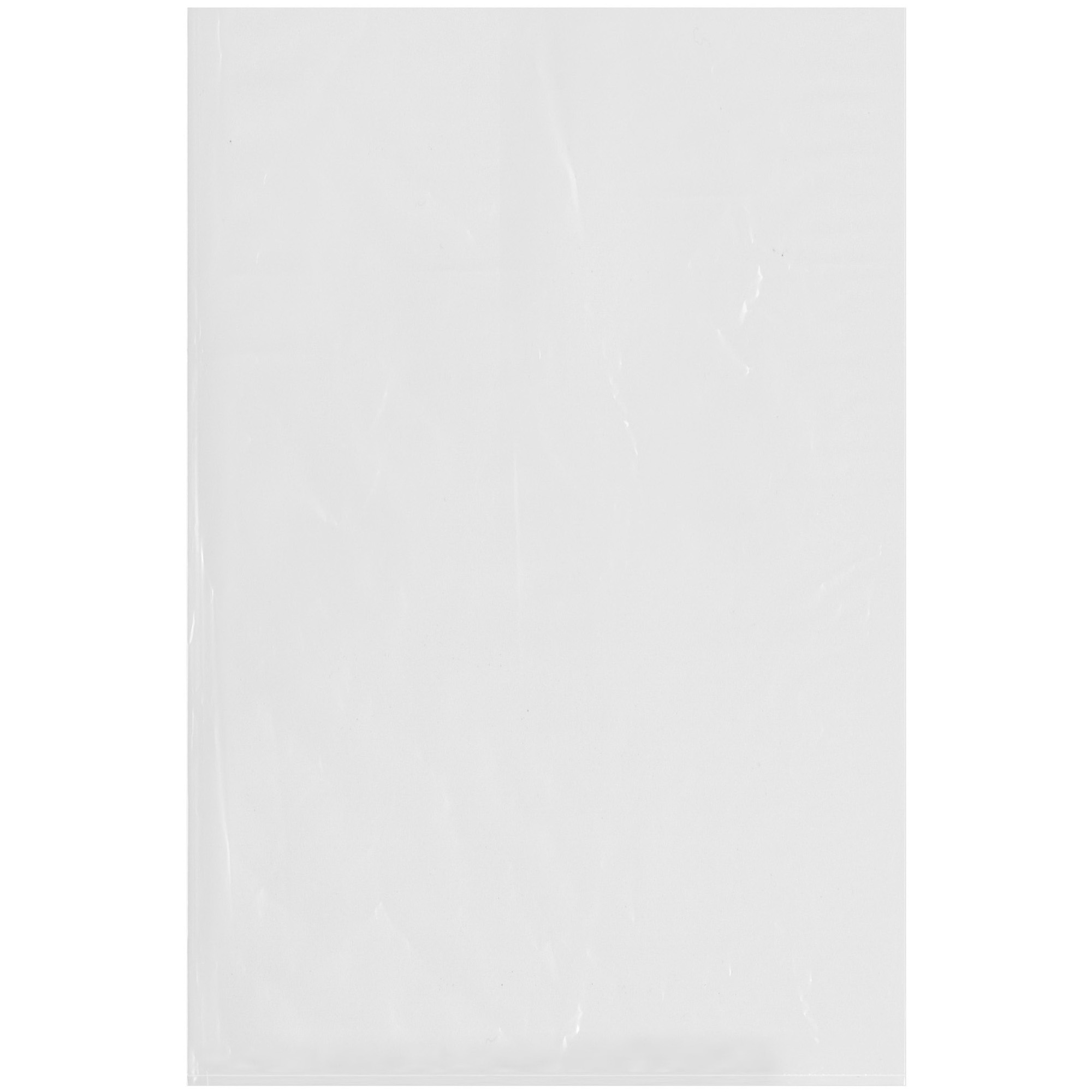 Bolsas de polietileno de plástico transparente abiertas planas de 16" x 24", 2 mil Plymor - Imagen 1 de 4