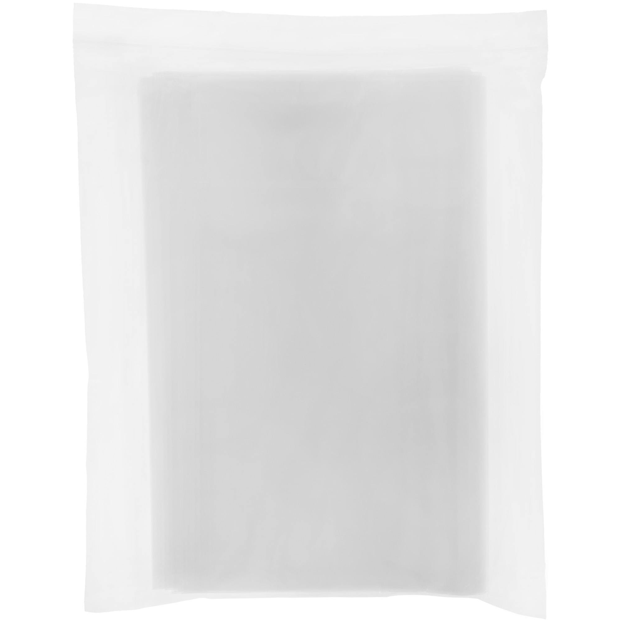 Plymor 10" x 12", 4 Mil Flat Open Clear Plastic Poly Bags