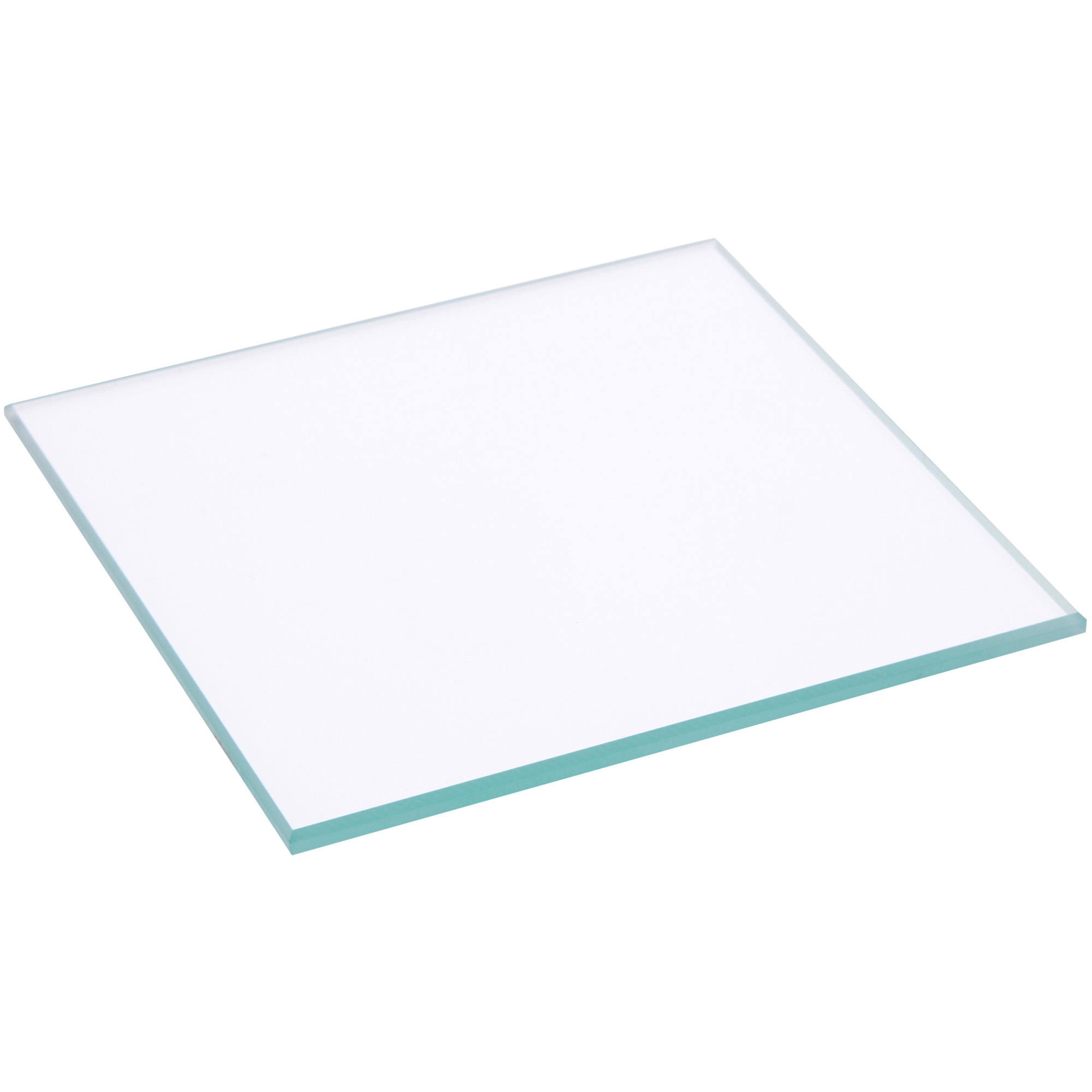 Plymor 3″ Square, 3mm Thick Non-Beveled Clear Glass