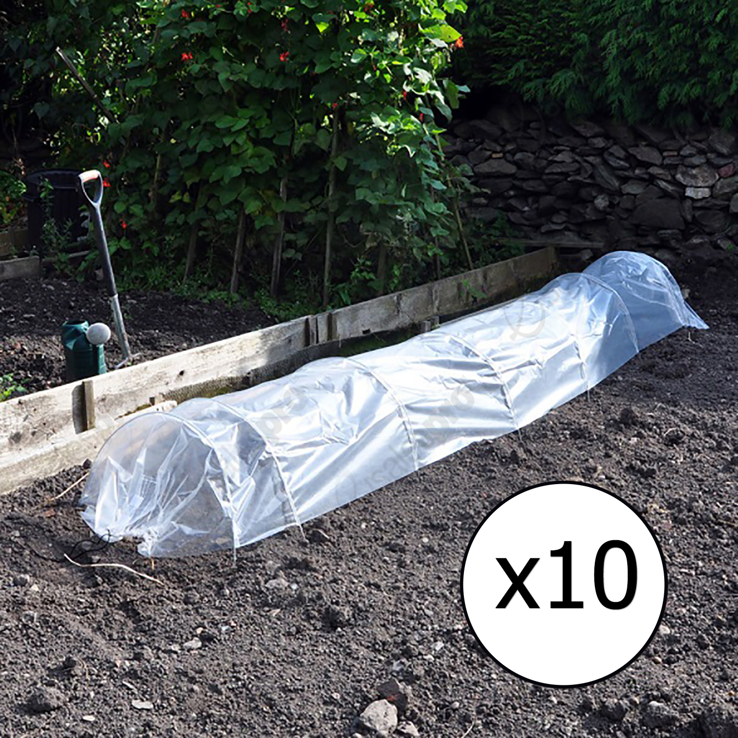 POLY Grow Tunnel Cloche - Plant Protection - 3m Long - Multi Buy Deals Klasyczna popularna, popularna WYPRZEDAŻ