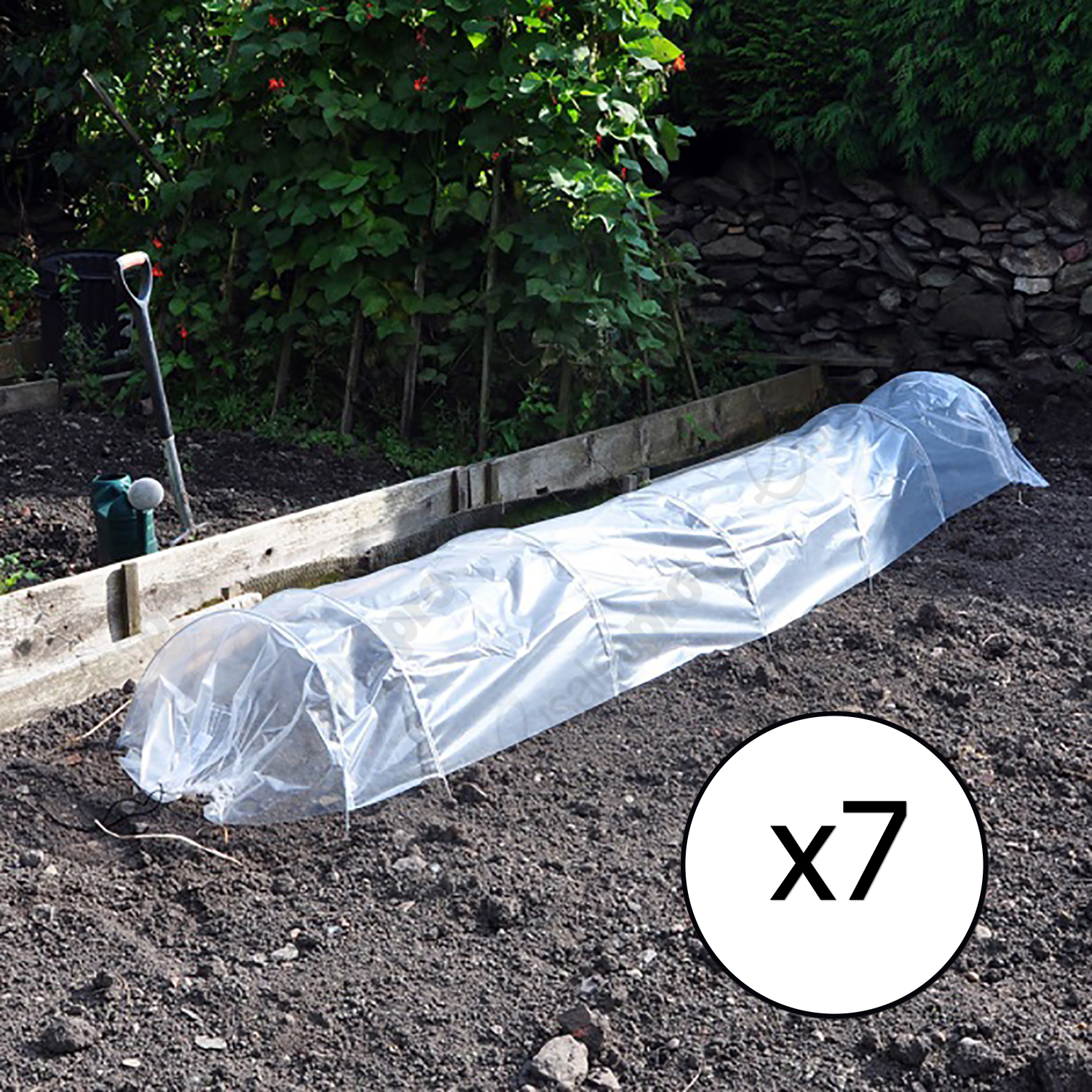 POLY Grow Tunnel Cloche - Plant Protection - 3m Long - Multi Buy Deals Klasyczna popularna, popularna WYPRZEDAŻ