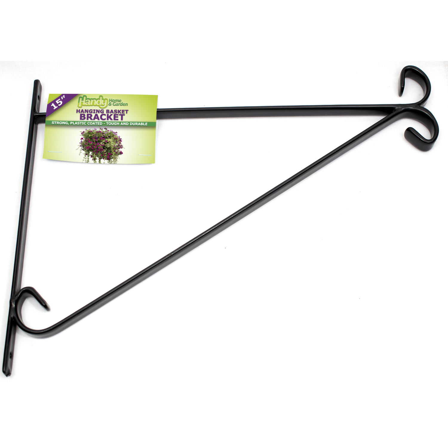 Hanging Basket Brackets Metal 10" 12" 15" or 16" Strong Outdoor Wall Brackets eBay